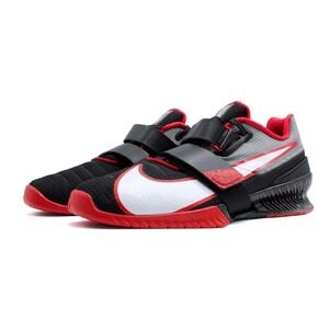 Nike Romaleos 4 US 9.5 Weightlifting Training Shoes Black Red CD3463-003 NWOB